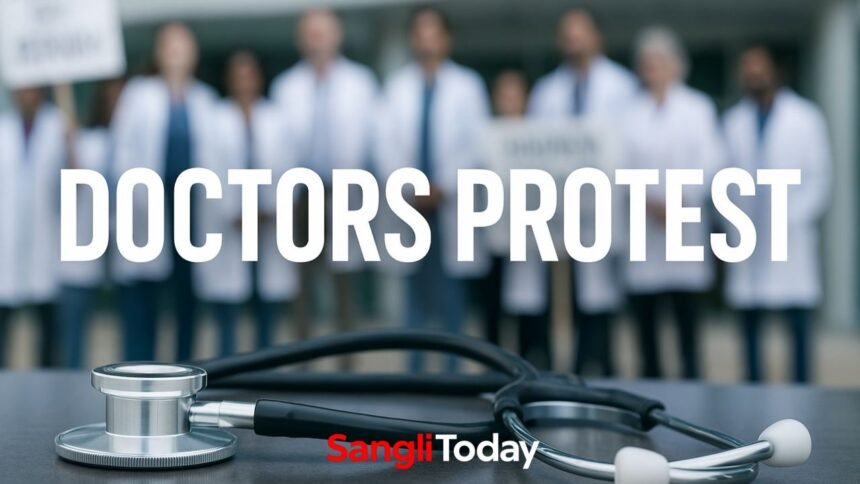 Miraj Doctors Protest MMC Registration