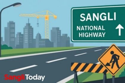 sangli news municipal corporation road development