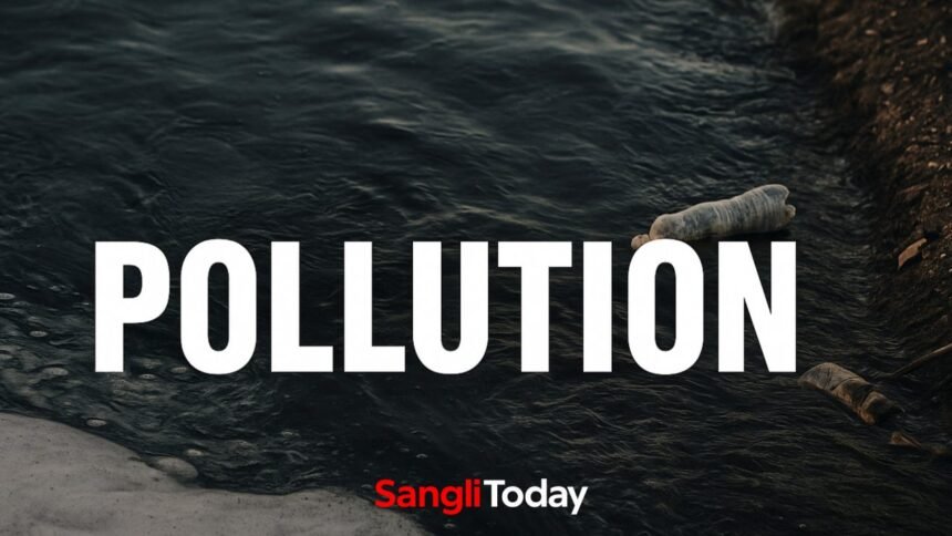 Sangli Krishna Warana River Pollution Action Fine