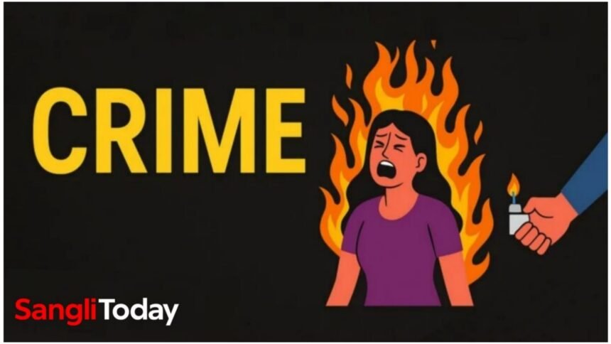 Sangli crime news illustration – symbolic image showing violence and justice concept