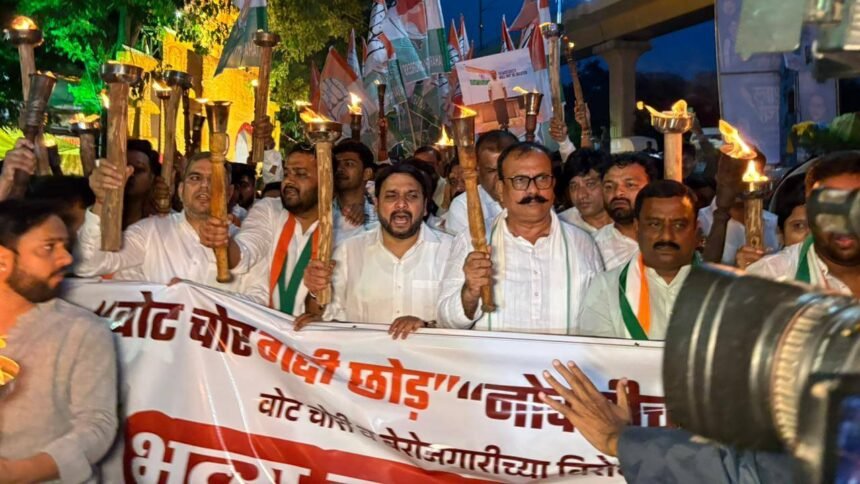 Youth Congress Torch March Pune 2025