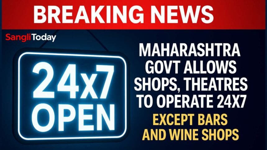 Maharashtra Shops Theatres 24x7 Decision 2025