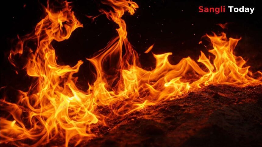 Antri Budruk House Fire Short Circuit Shirala Sangli