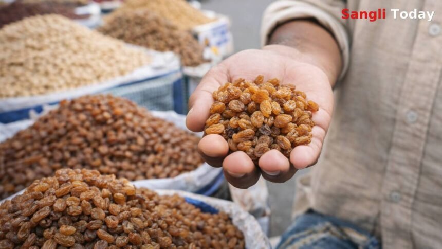China Raisins Import Sangli Tasgaon Market