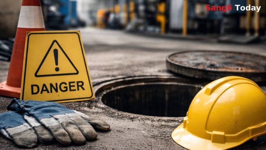 Ishwarpur Septic Tank Accident Three Dead Walwa