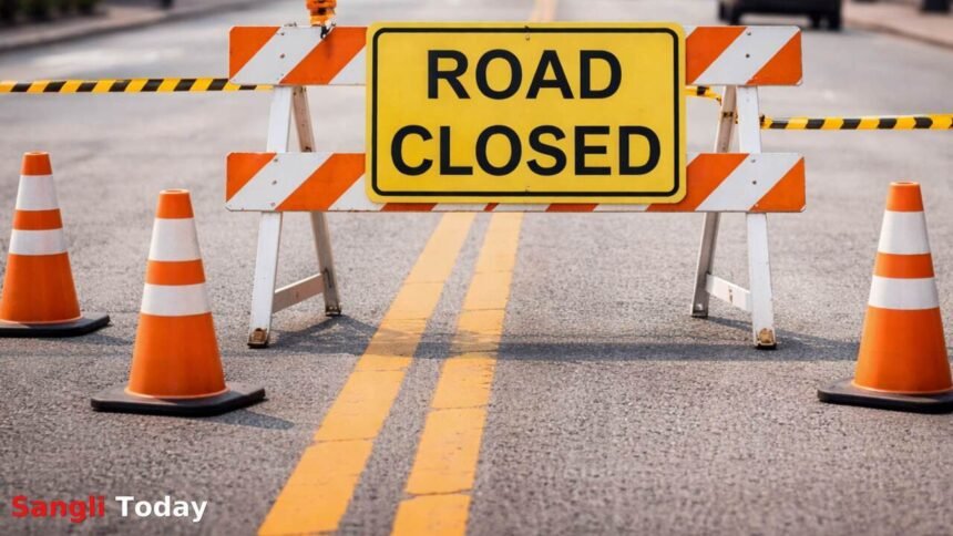 Miraj Underground Drainage Work Traffic Diversion Dec24 Feb24