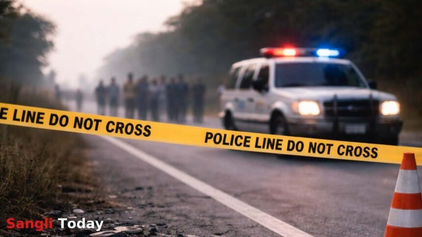 Palus Road Accident Jhadoli Farmer Injured Hit And Run