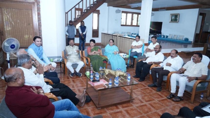 Sangli Miraj Kupwad Municipal Election BJP Core Committee Meeting