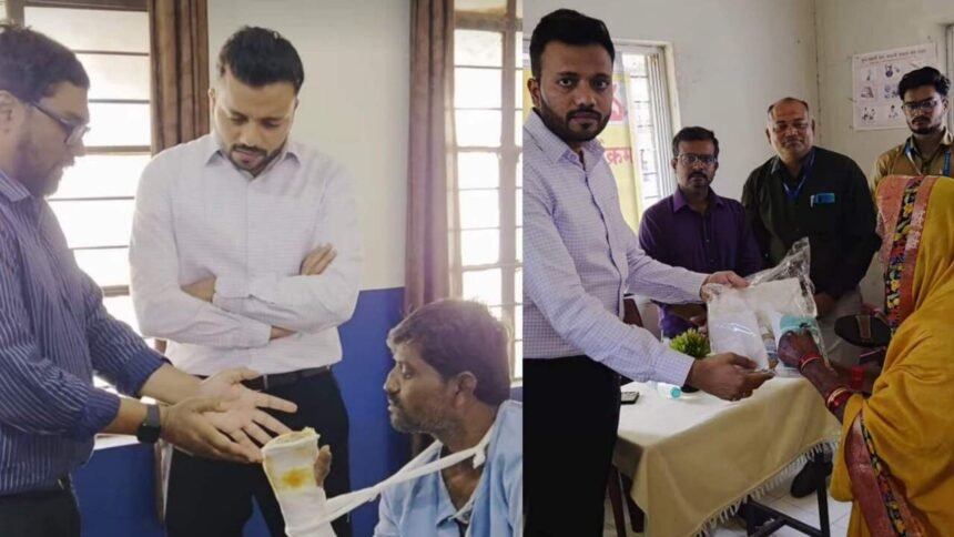 Sangli ZP Support Leprosy Patients CEO Vishal Narwade Visit