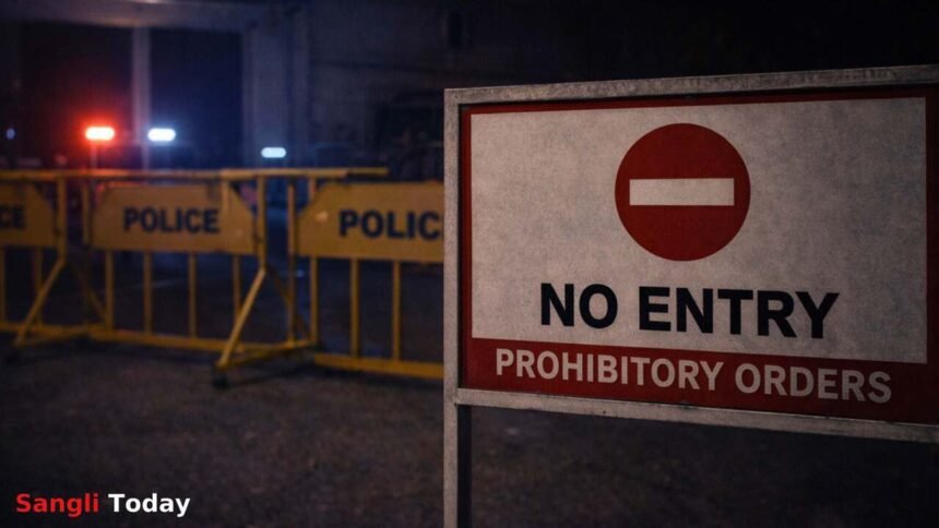 Sangli Election Counting Centre Prohibitory Orders Miraj