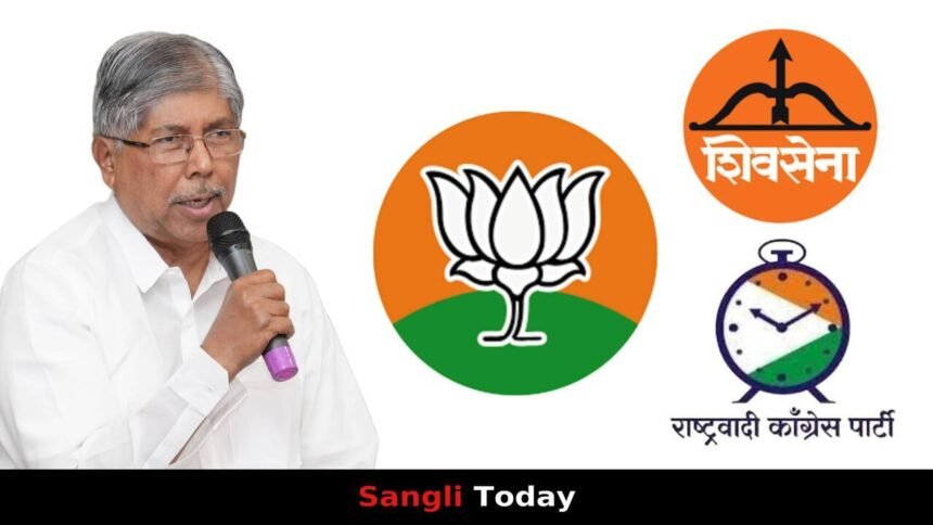 Sangli Mahapalika Power Formation Chandrakant Patil Ajit Pawar ShivSena