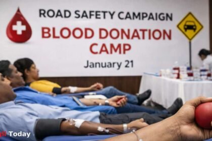 Sangli Road Safety Blood Donation Camp January 21