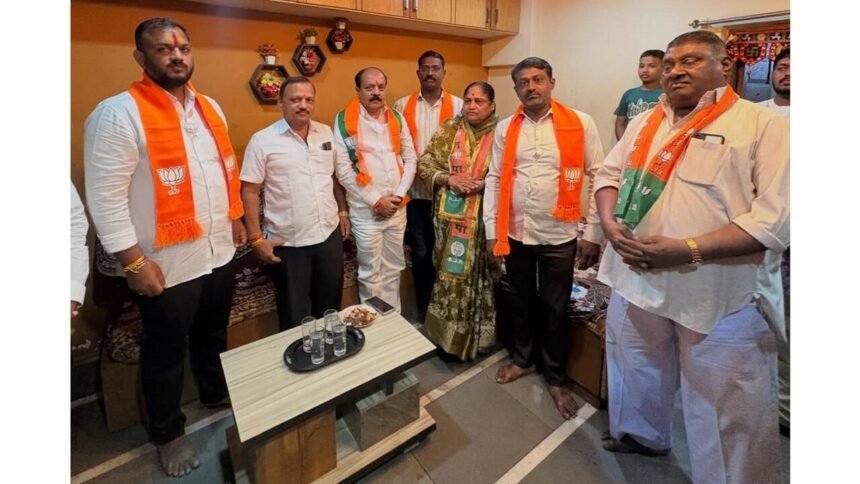 Sangli Ward 12 Bjp Party Entry Vimaltai Hipparkar