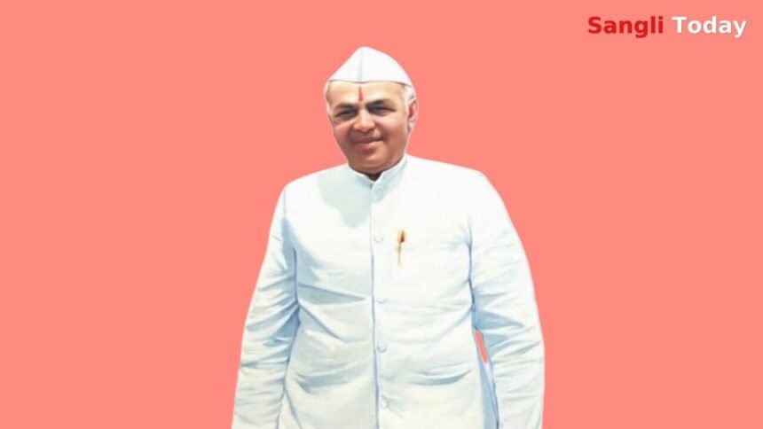 Yelur Walwa Rajaram Bapu Patil Photo Vandalism Rohit Patil Reaction