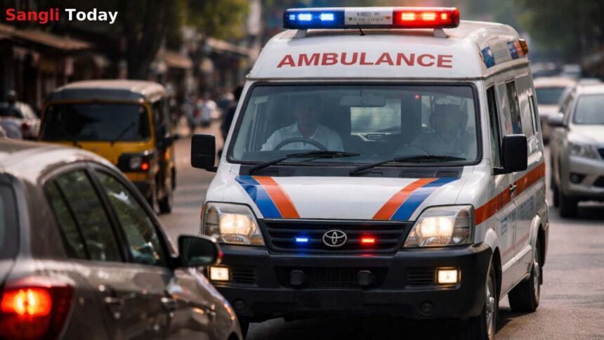 Sangli Ambulance Obstruction 10000 Fine