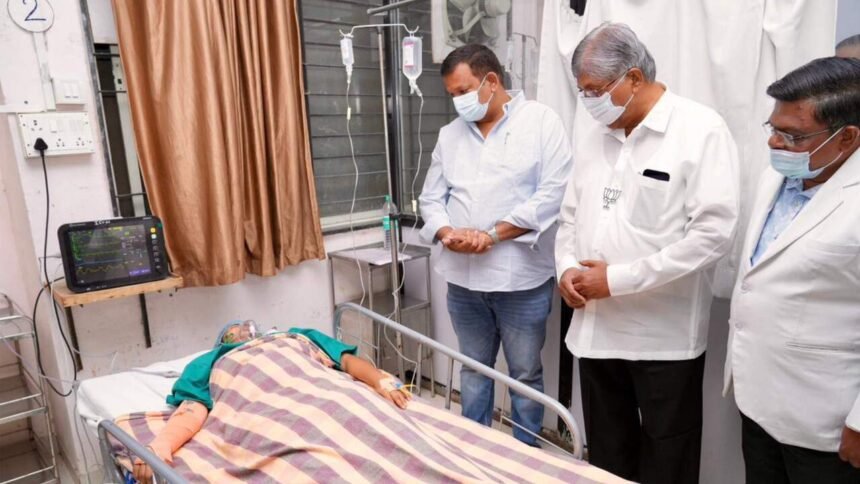 Sangli Hit And Run Injured Chandrakant Patil Hospital Visit