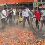 Sangli Maruti Chowk Cleanup Drive After Shivjayanti