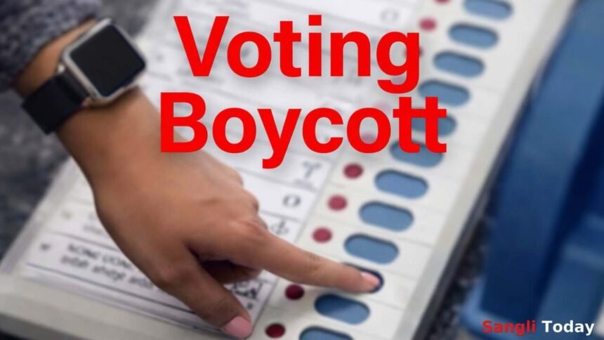 Sangli Zp Election 2026 Miraj Madhavnagar Voting Boycott Basic Facilities Issue 2026