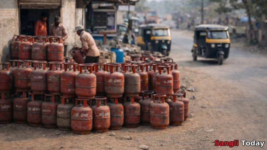 Lpg Gas Misuse Action Sangli Gas Agency Inspection