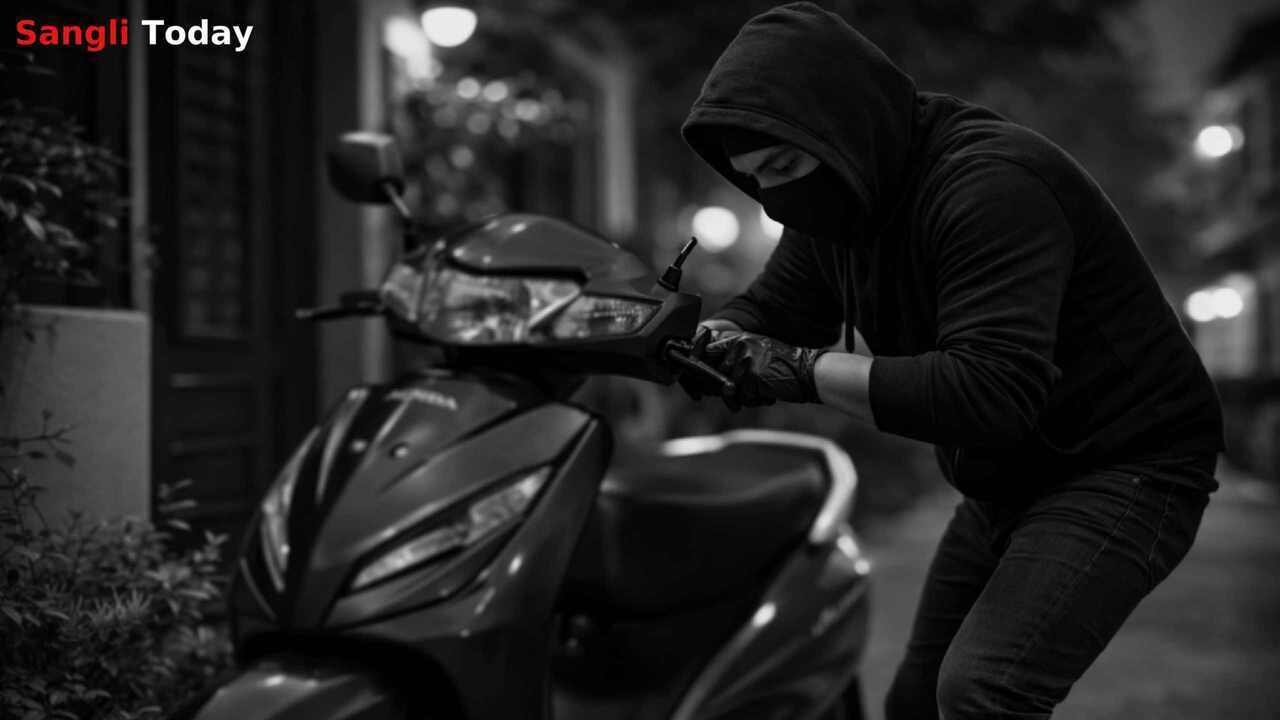 Madhavnagar Sangli Activa Theft Sanjaynagar Police