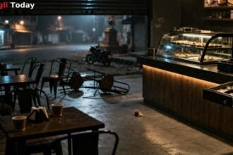 Miraj Cafe Koyta Threat Robbery