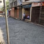 Peth Bhag Bhaji Mandai Concrete Road 20 Lakh Project Sangli