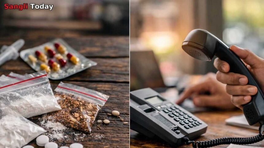 Sangli Drug Free Campaign Police Warning