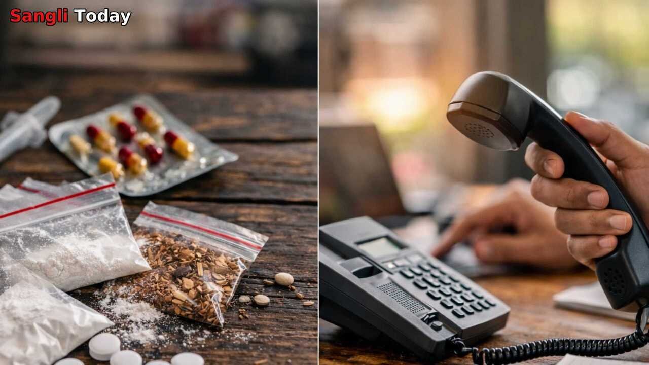 Sangli Drug Free Campaign Police Warning