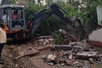 Sangli Encroachment Action Waranali ZP Colony