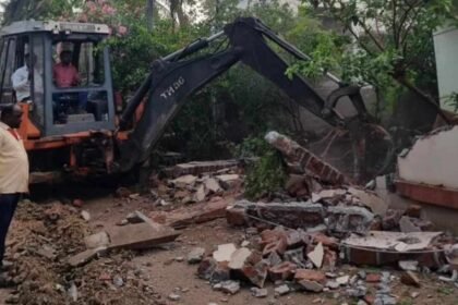 Sangli Encroachment Action Waranali ZP Colony