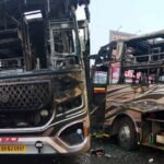 Sangli Travels Bus Fire Stadium Area Breaking News