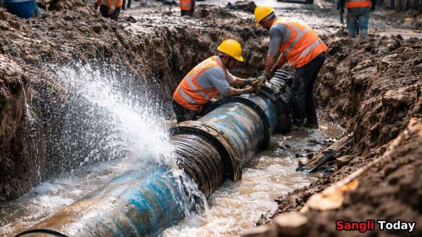 Sangli Water Supply Closed Akashvani Tank