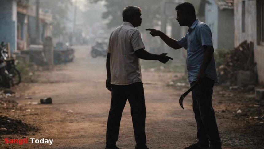 Walwa Father Attacked With Koyta Over Son Dispute