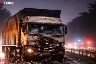 Walwa Highway Truck Accident Driver Death