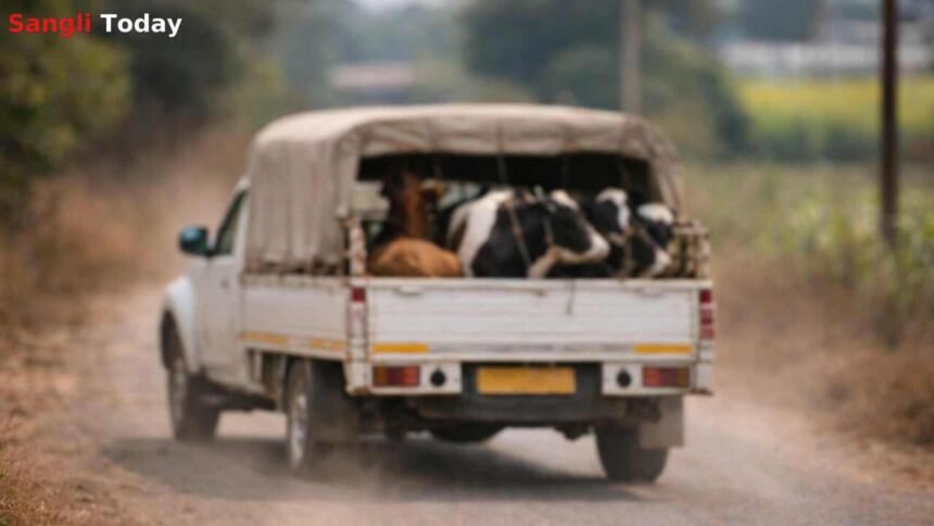 illegal Cattle Transport Mahisaal Sangli