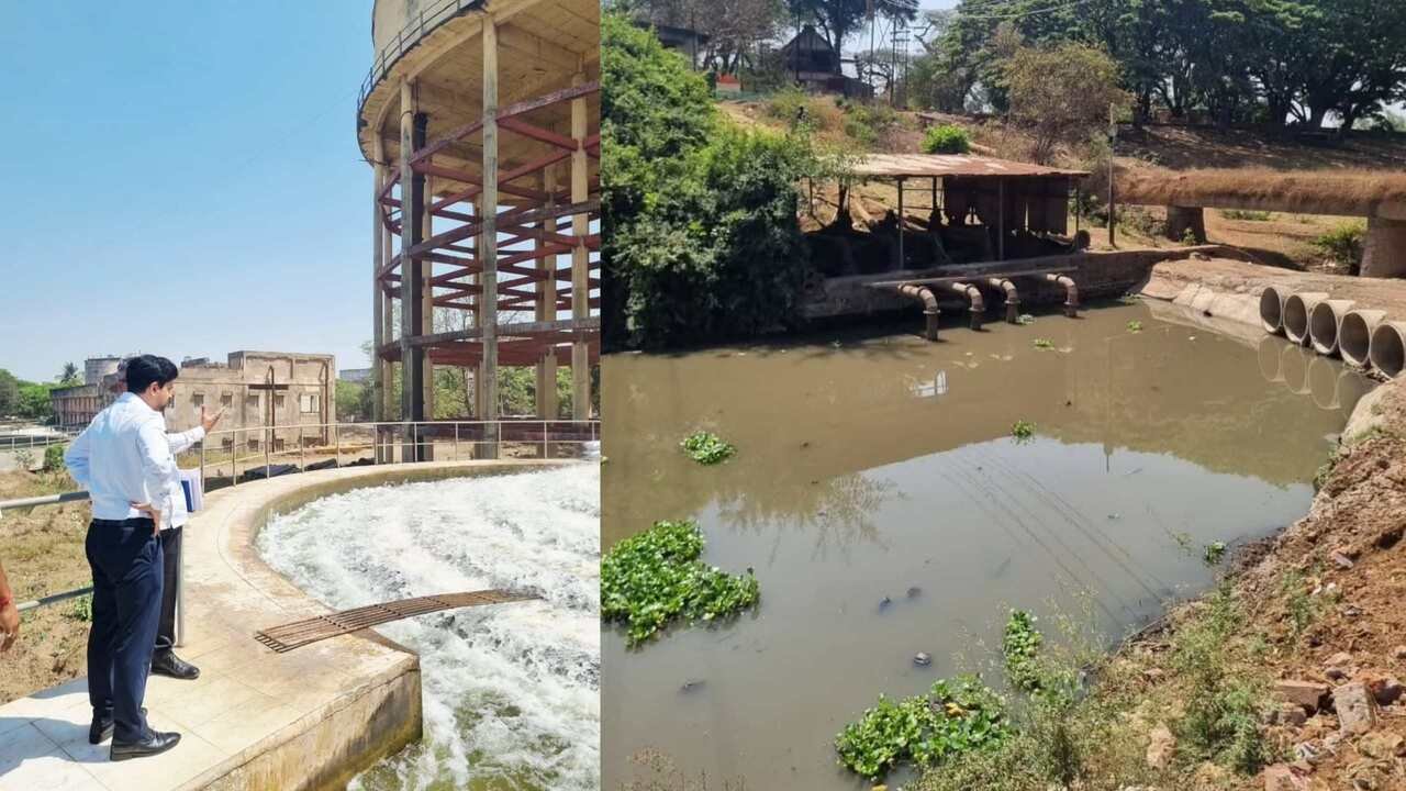 Smkc Commissioner Satyam Gandhi Water Treatment Amardham Inspection