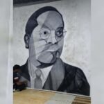 Dr Babasaheb Ambedkar String Art Sangli Shubham Mane