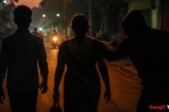 Sangli Wanlesswadi Woman Chain Snatching