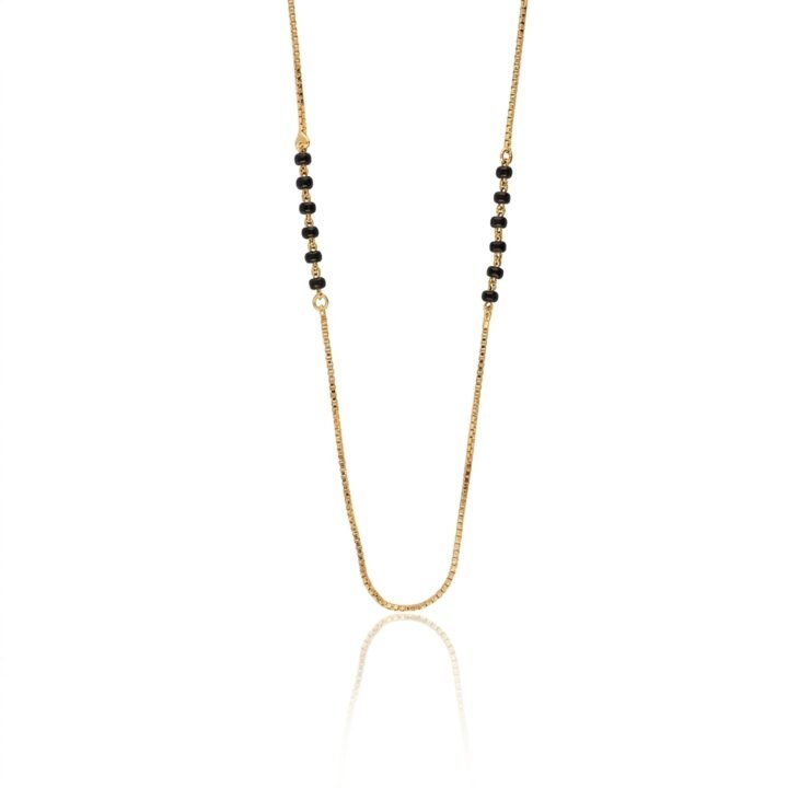 Gold mangalsutra design