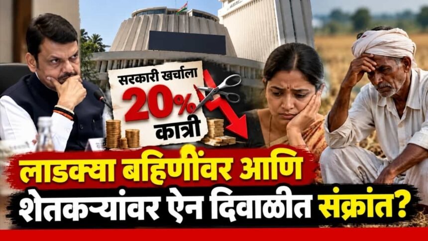 Maharashtra Govt Expenditure Cut Ladki Bahin Farmers Relief Dispute