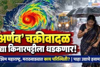 Maharashtra Weather Tomorrow Cyclone Arnab Gadchiroli Orange Alert Rain