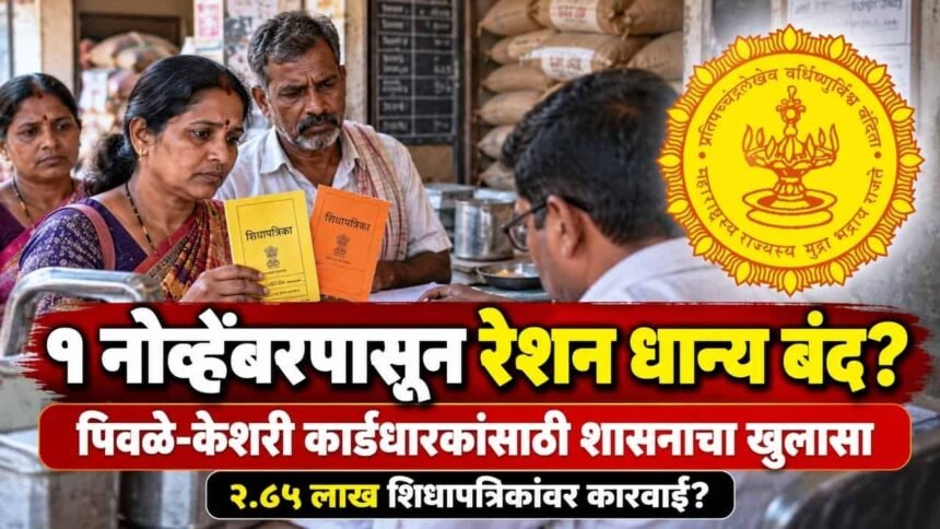Ration Card Free Food Grain Closed From 1 November 2026 Update Maharashtra